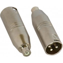 Proficon XLR M TO RCA F ADA 11 adaptor οικονομικός μετατροπέας φις canon